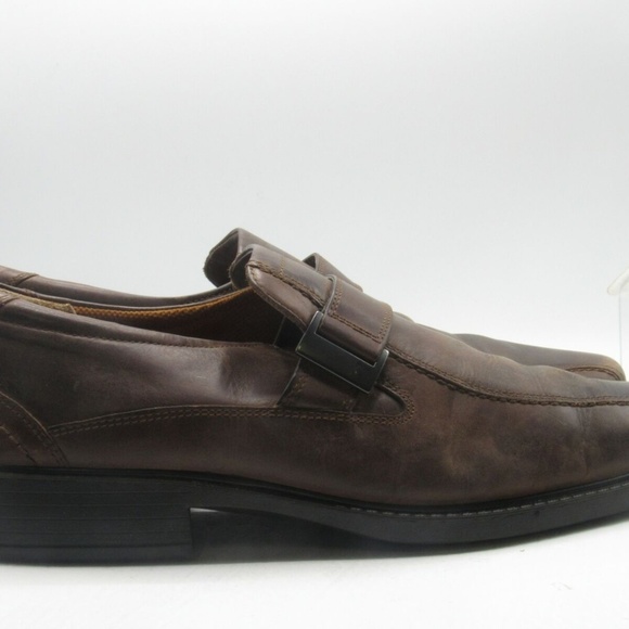 Ecco Size 13 M/EU 46 Brown Leather Loafer B6 A1 main image 5